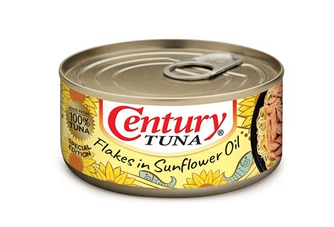 Century Tuna Flakes in Sunflower Oil.